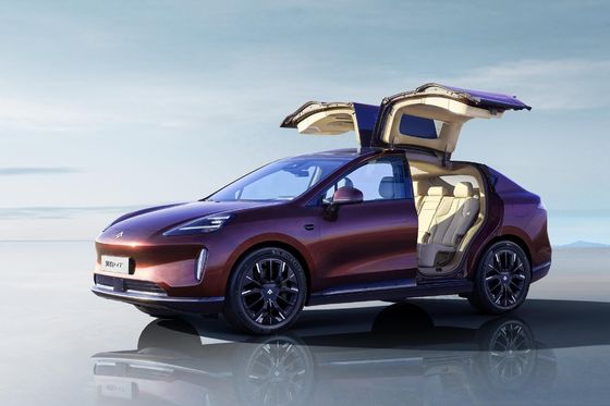 Hyper HT China Luxury Pure Electric SUV durata della batteria 550km-770km Rear Gull Wing Doors