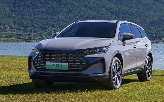 Autonomia combinata SUV elettrico cinese Ricarica wireless smartphone BYD TANG DMI